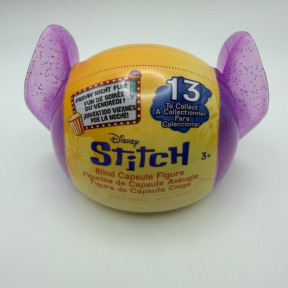 Disney Stitch Friday Night Fun Blind Capsule Mystery Figure Sealed